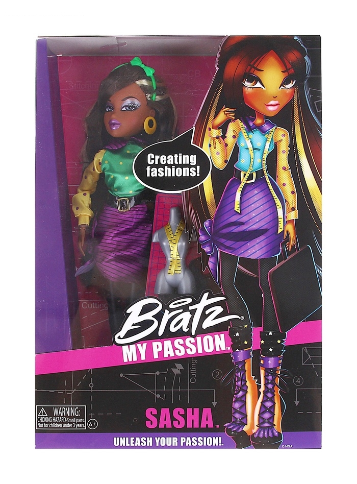 Кукла Саша Хочу стать модным дизайнером, Bratz