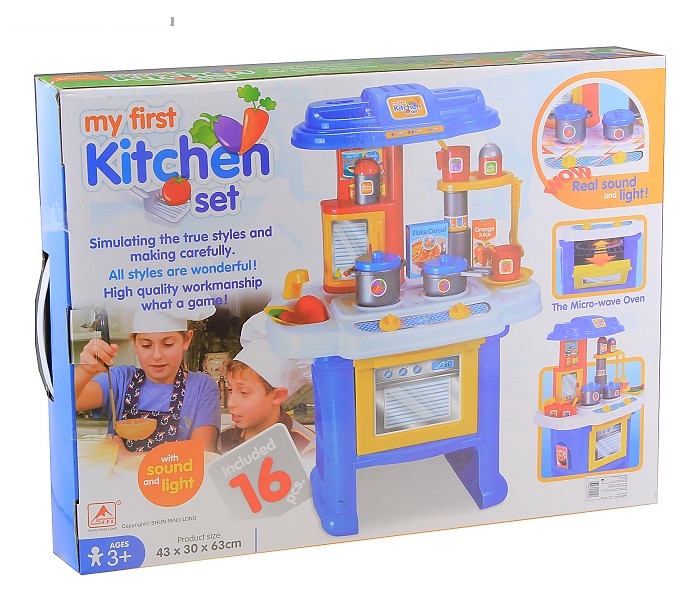 Игровой набор Кухня: посуда, продукты