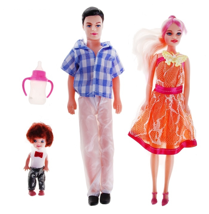 Кукла семья с аксессуарами в пак. №3514