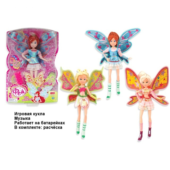 Кукла Фея с крыльями, МИКС