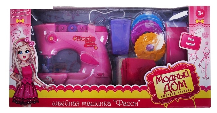 Швейная машинка Фасон, работает от батареек