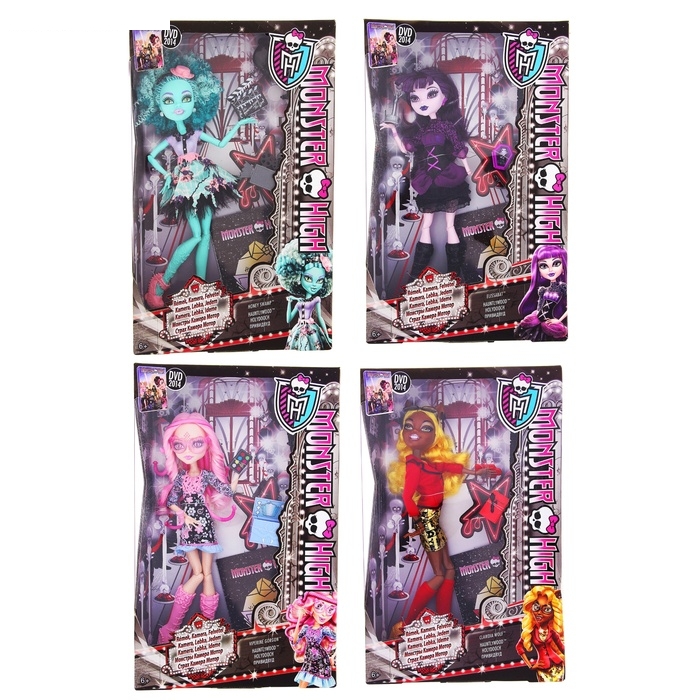 Кукла Monster High Монстры! Камера! Мотор! МИКС