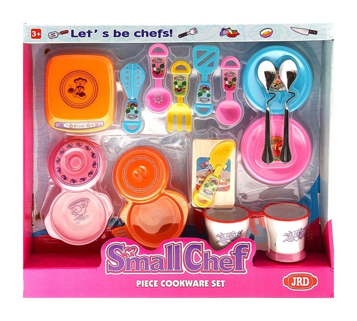 Набор посуды маленькая кухонька в кор. №6690-6