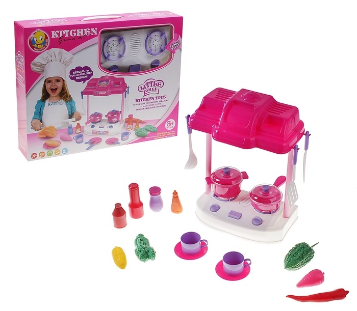 Игровой набор Кухня: плита, аксессуары