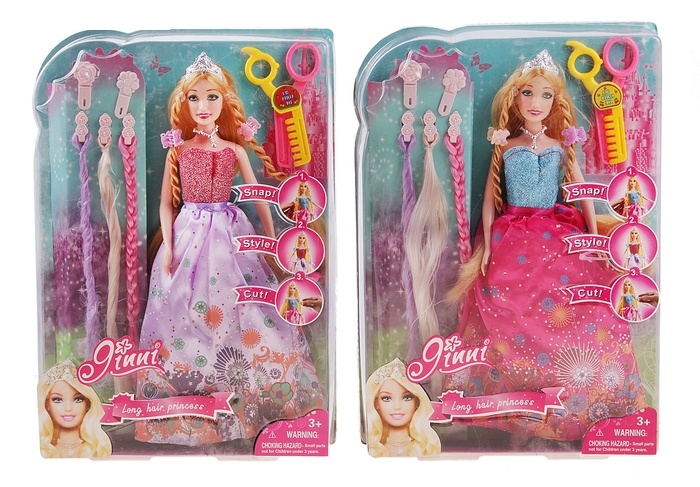 Кукла Джинни Принцесса с набором парикмахера в кор. №83283