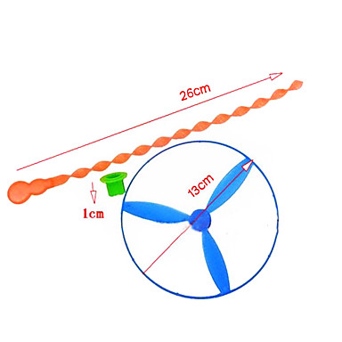1шт Пластиковые Ближнем Летающая тарелка Поворот (случайный цвет)