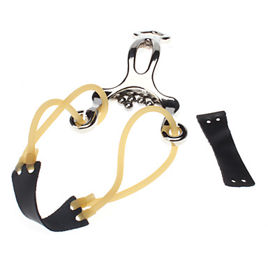 Металл сильная власть Охота Slingshot Катапульта с 5 стальными шариками