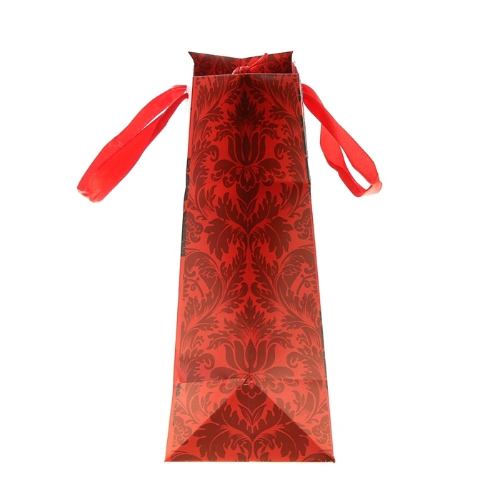 Пакет (блестки, ламинация) Red woman , 18 х23 см