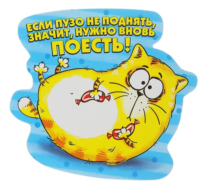 Магнит Если пузо не поднять