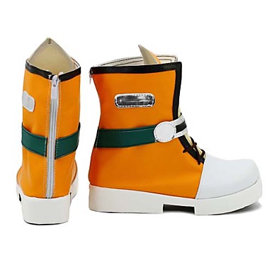 Легенда о es VI Эстель Яркий оранжевый  кожаные сапоги