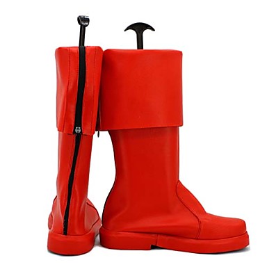 Капитан Америка Красный  кожаные сапоги