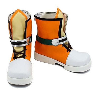 Легенда о es VI Эстель Яркий оранжевый  кожаные сапоги