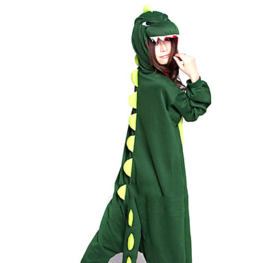 Мужская Ожесточенные Зеленый динозавров ватки коралла пижамы