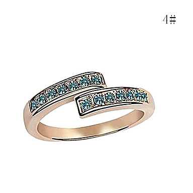 Модное кольцо сплава австрийской Crystal (разных цветов)