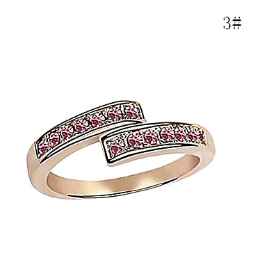 Модное кольцо сплава австрийской Crystal (разных цветов)