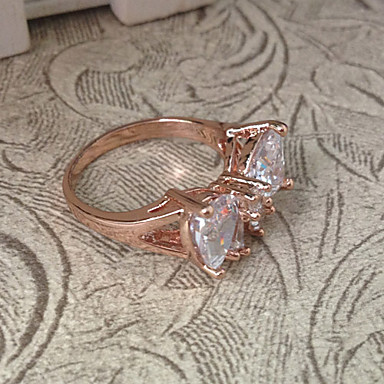 Женская мода Белый Rhinestone кольца (1 шт)
