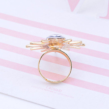 Lureme nk Стиль сплав Заклепки Rhinestone кольца (разных цветов)