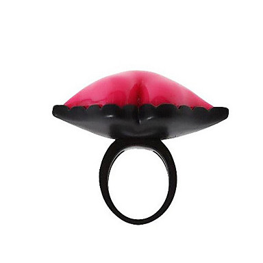 Акриловые Циркон Red Lips условного звонка