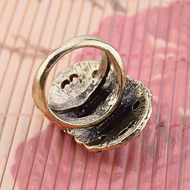 Lureme Vintage Полный кристаллов Rhinestone кольцо