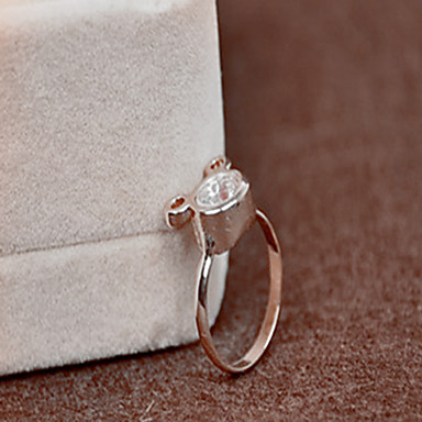 Сладостных женский день подарков Многоцветный Кристалл Микки Заявление Кольца (золото) (1 шт)