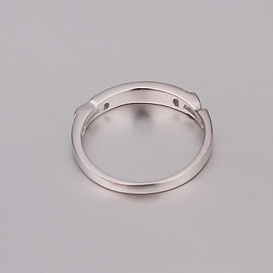 Classic Silver Женские покрыло кольцо Прополка моды