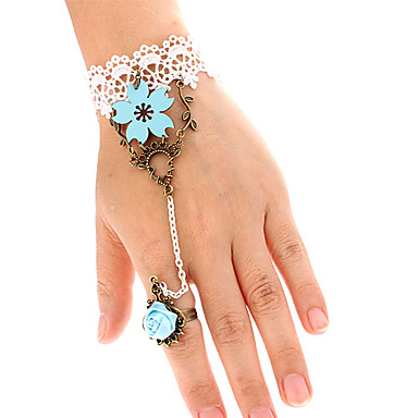 Cherry Blossom Bud шелковый браслет Ring Set