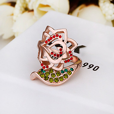 Золото 18K Rhinestone кольца
