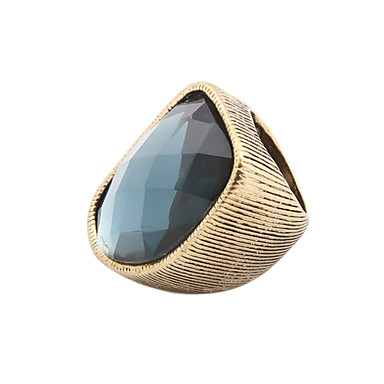 Мода синий Gem Кольцо (Ring Размер 8)