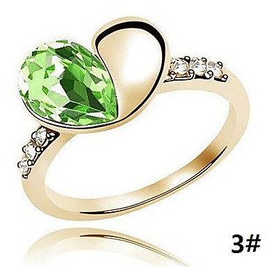 Половина сплава Crystal Heart Ring