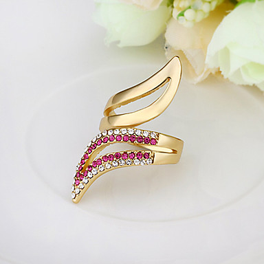 Мода Мульти Rhinestone кольца