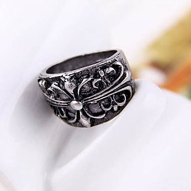 Chrome Hearts Chrome Hearts Кольцо женское Для мужской корейской версии приток людей ретро ювелирные Резные Кольцо R757