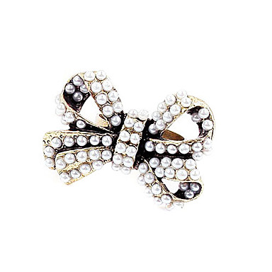 Vintage античный медный сплав Pearl Bowknot условного звонка