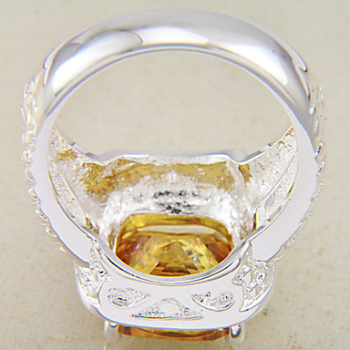 (1 шт) Шампанское женская мода Multi-Каменное кольцо (Champagne)