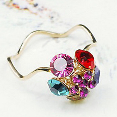 Многоцветный Rhinestone кольца
