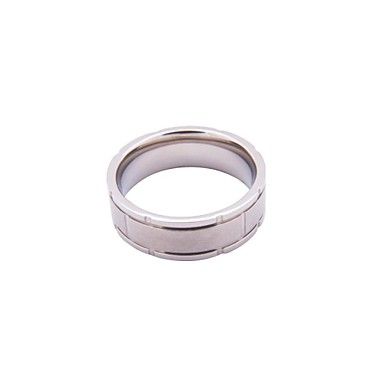 Personnality Мужская Матовый центр Титановые полосы кольца (1Pc)