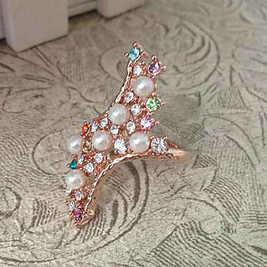 Женская мода Ассорти Цвет Rhinestone кольца (1 шт)