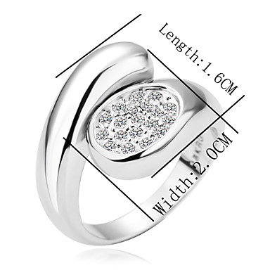 Swarovski Crystal SWAROVSKI ELEMENTS-оловянного сплава 18KRGP кольцо LKN18KRGPR075