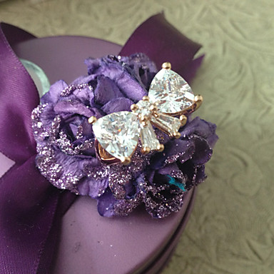 Женская мода Белый Rhinestone кольца (1 шт)