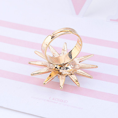 Lureme nk Стиль сплав Заклепки Rhinestone кольца (разных цветов)
