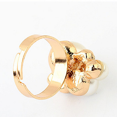Корея Стиль Перл Adjustble кольцо