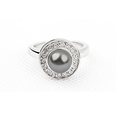 Австрийский хрусталь Pearl Ring (разных цветов)