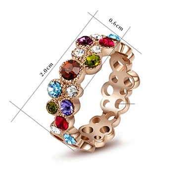 Кристалл Multi-Color моды кольцо