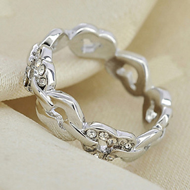 Гладкая Diand Ring (кольцо Размер 8)