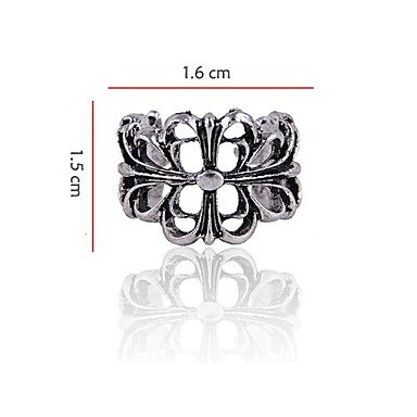 (1 шт) Урожай Unisex Кольца (серебро)
