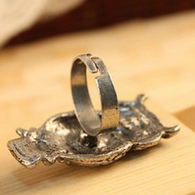 Изысканная мода Игристые Алмазный Сова Ring Ring Тип R31