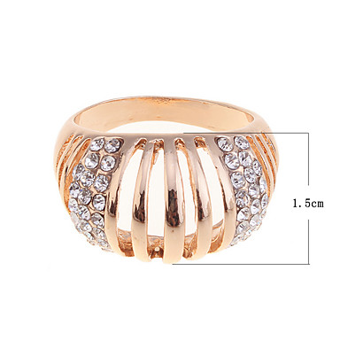 Lureme сплав Циркон полым из кольца (разных цветов)