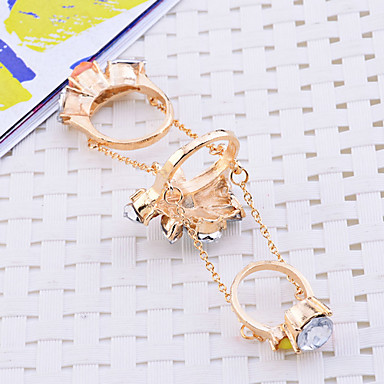 Lureme Мода Rhinestone Neon уплотнительное кольцо (разных цветов)