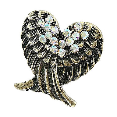 2013 Женщины с европейской и американской Vintage Vintage ювелирные изделия с бриллиантами Кольцо Крылья