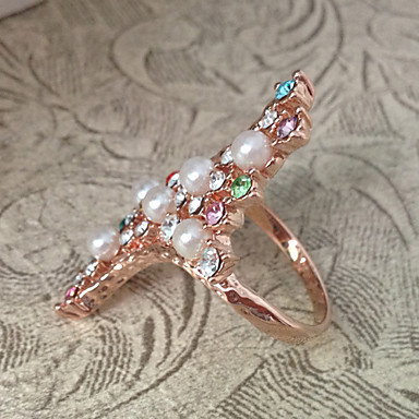 Женская мода Ассорти Цвет Rhinestone кольца (1 шт)