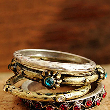 (1 шт) Ретро Ветер Национальной Diand Ring